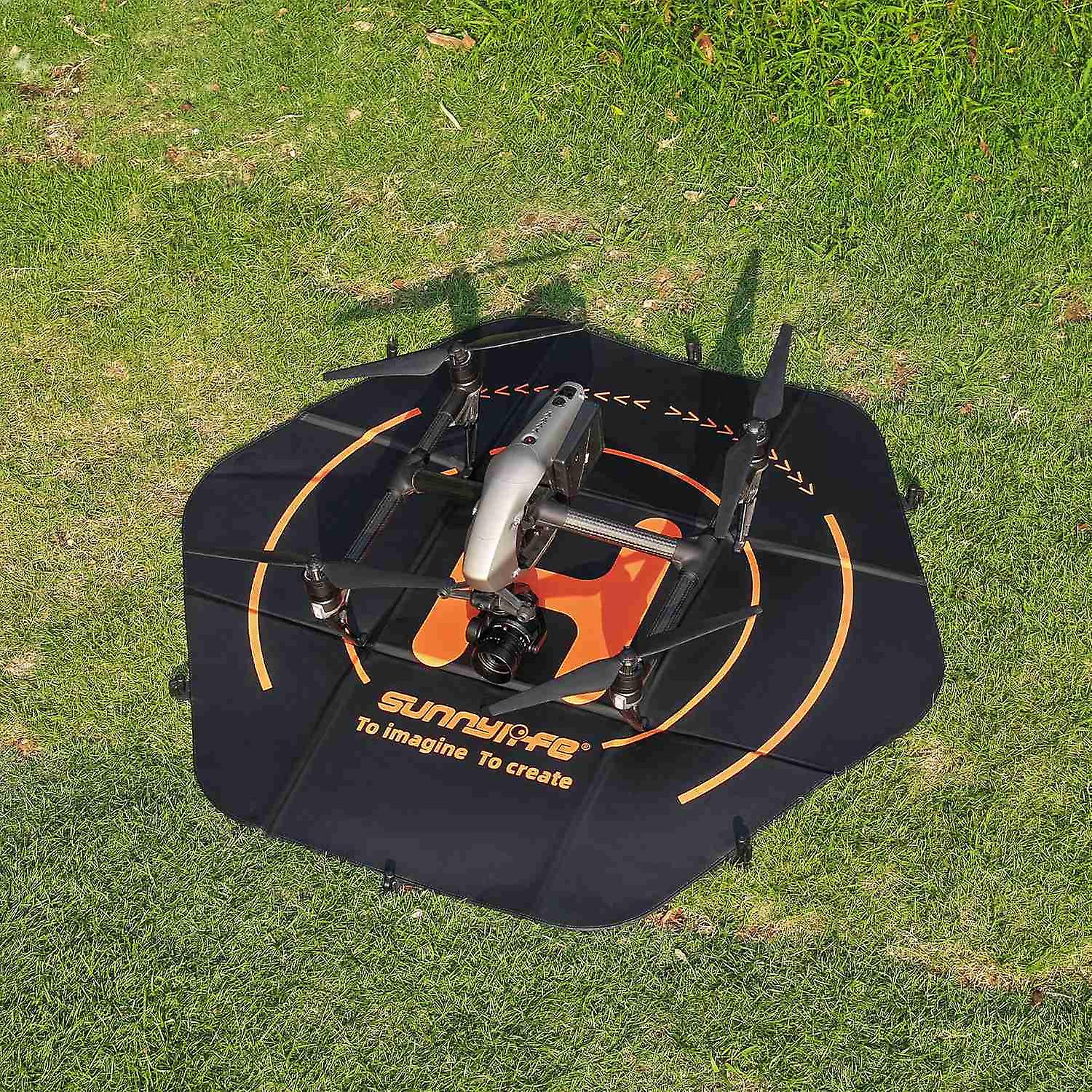 Sunnylife 110CM Landing Pad with Fixing Nails Double Sided Waterproof Foldable Parking Apron for DJI