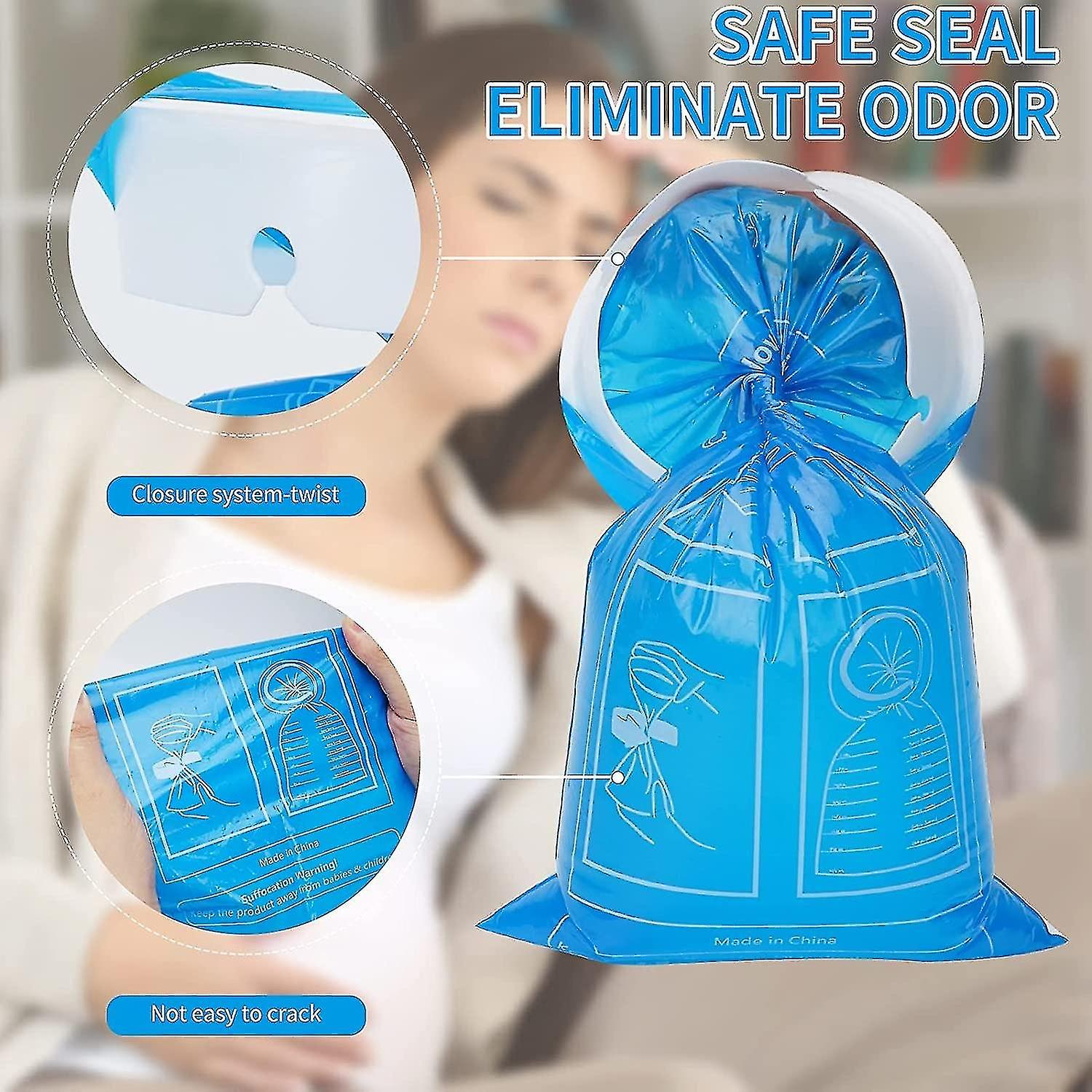 25 팩 블루 Emesis 가방 일회용 어린이, 입덧 가방 용 1000 ml 구토 가방, 휴대용