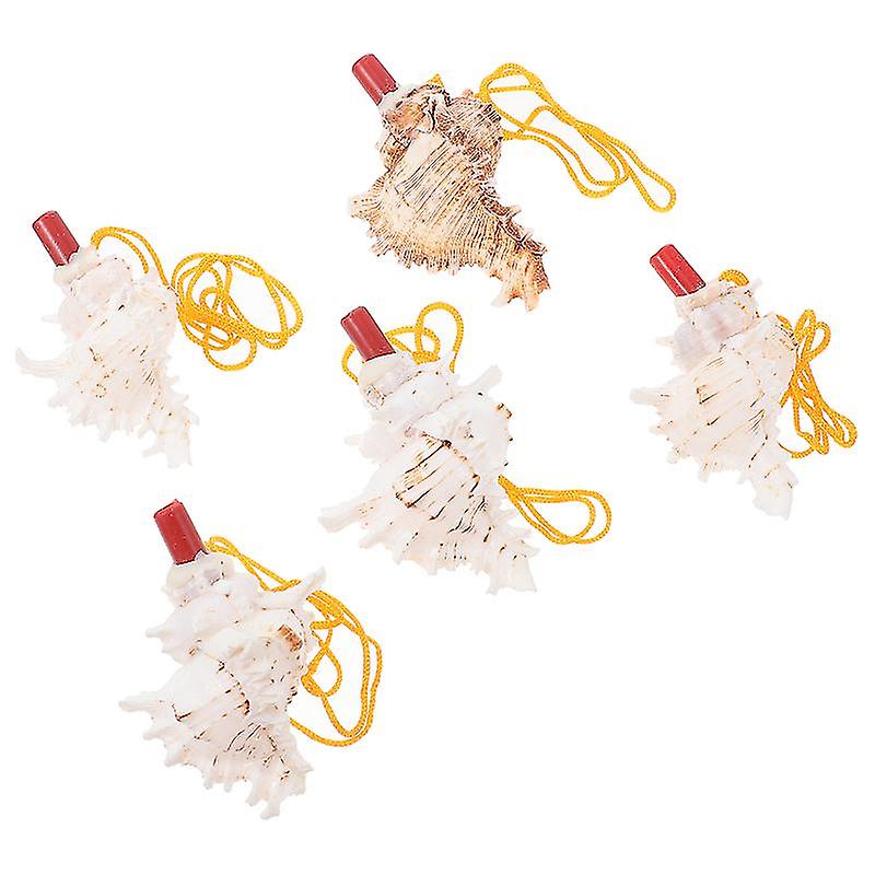 5pcs Sifflets avec longe