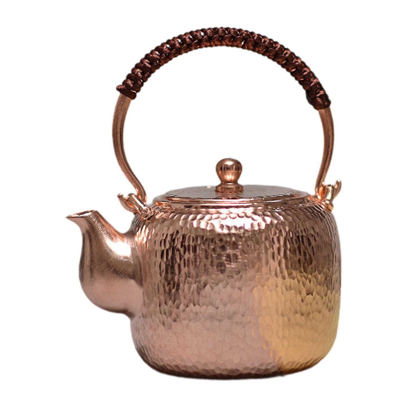 Czajnik na gorącą wodę Miedziany kocioł na wodę Dzbanek do herbaty Kung Fu do kuchni kempingowej