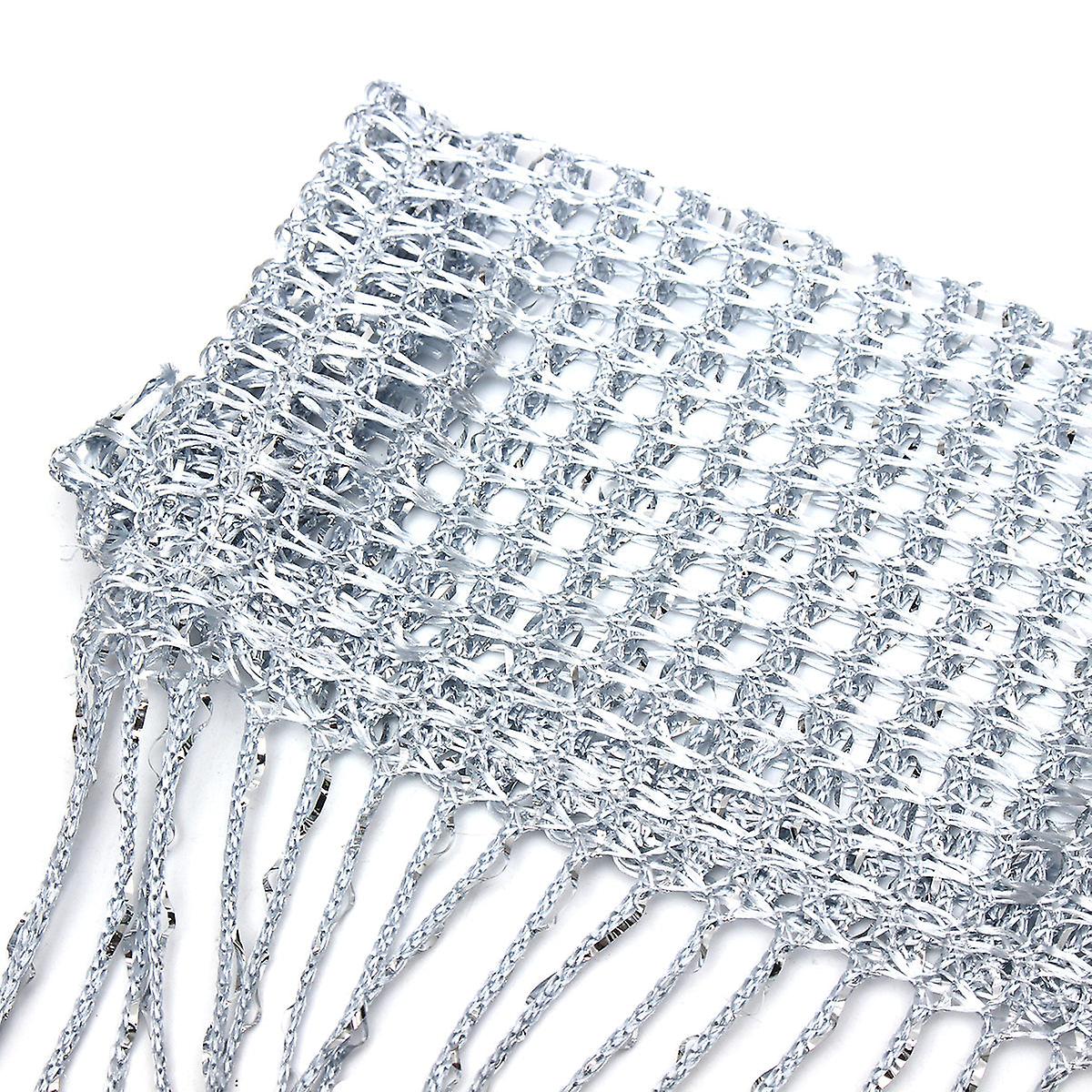 String Door Curtains Bead Window Panel Room Divider Crystal Tassel Fringe Beaded