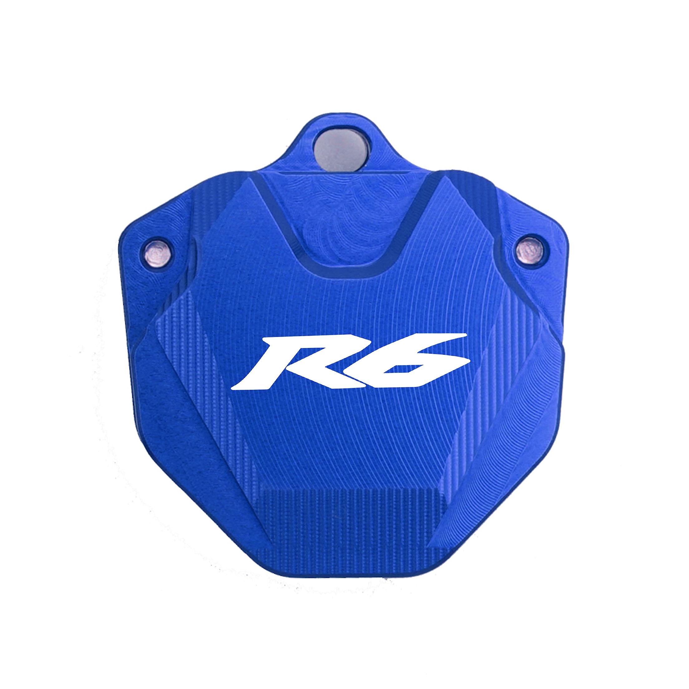 2023 Motorcycle Cnc Aluminum Key Cover Keys Case Cap Shell For Yamaha Yzf R6 Yzf-r6 Yzfr6 1999 - 2020 Accessories Badge Keyring
