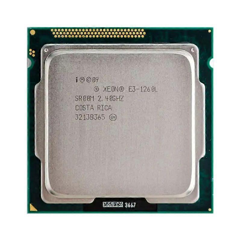 Xeon E3-1260L CPU - Socket LGA 1155 4 Cores 8 Threads 2.4GHz 8MB L3 Cache 45W.