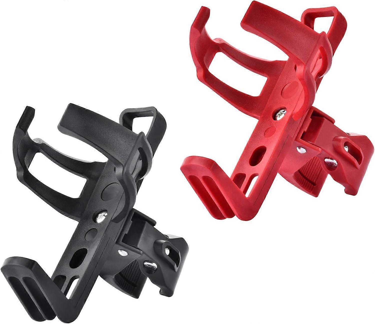 2PCS Bicycle Water Bottle Cages, Lightweight Strong Bike Water Bottle Holder, Easy to Adjust The Direction Bike Cup Holder, No Screws, Simple and Qui