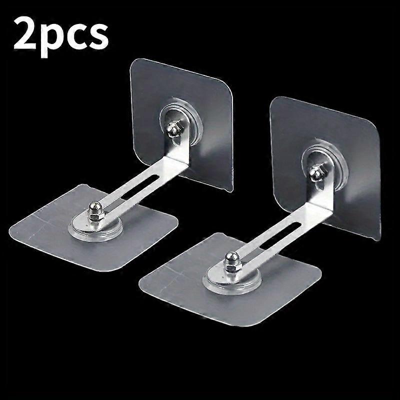 2pcs Shelf Furniture Support, Punch-free Self-adhesive Safety Cabinet Furniture Fixator, Anti-falling Cabinet Fixer