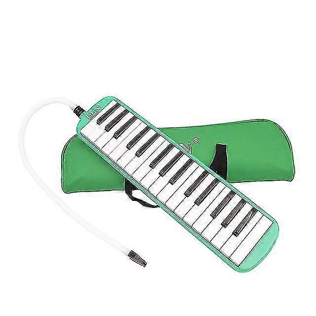 32 Key Melodica Instrument With Mouthpiece Air Piano Keyboard (blue)