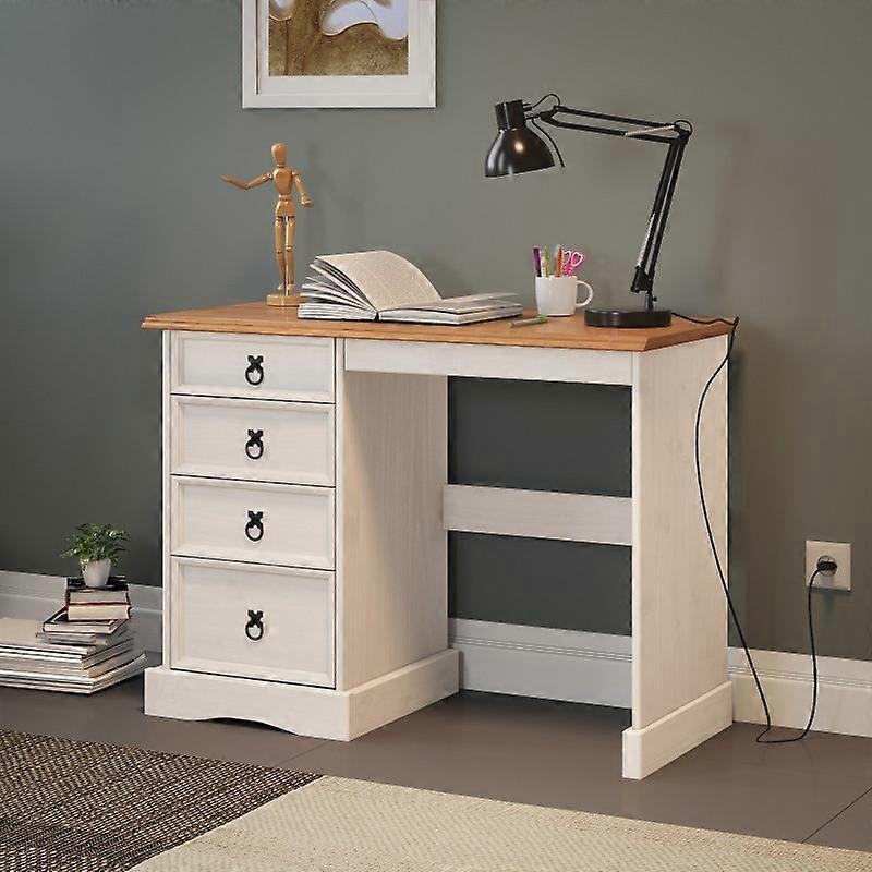 Corona White Dressing Table Computer Desk