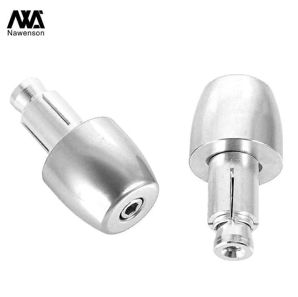 Motorcycle Handlebar End Plugs Anti-vibration Grip Bar End Caps Slider Set Accessories for 22mm 7/8 Handlebar