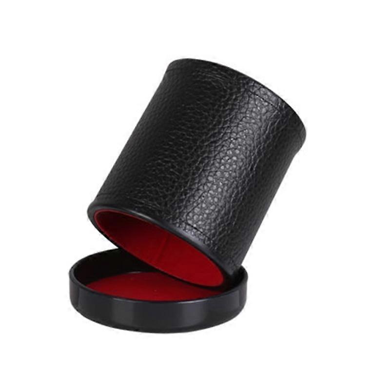 Dice Cup PU Leather Stable Sturdy Comfortable Hand Feeling Dice Cup