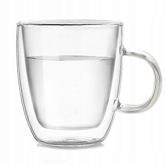 Mug With A Double Wall With A Handle