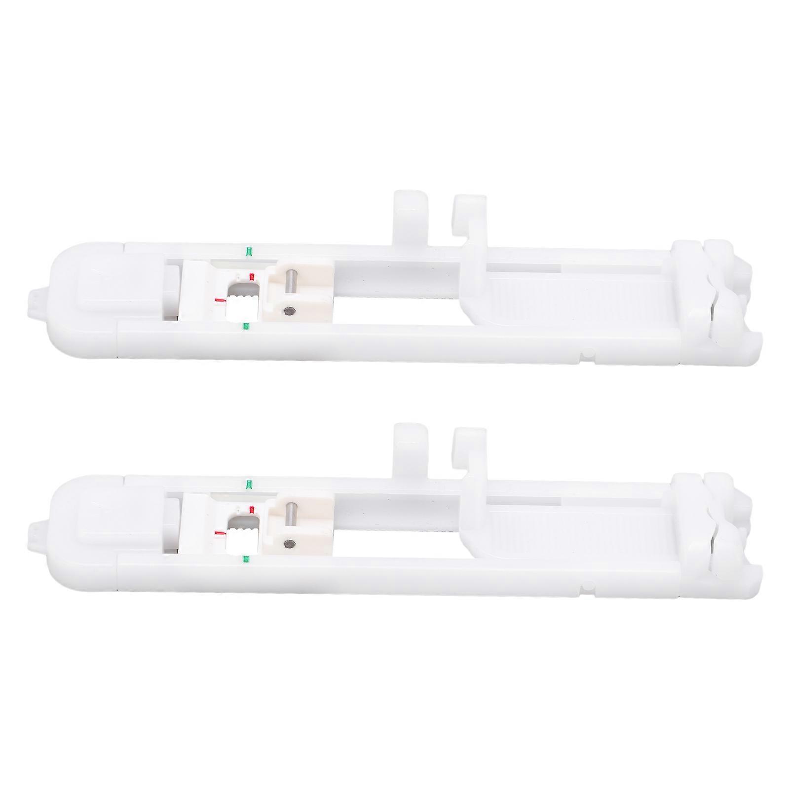 2Pcs Buttonhole Foot 1 Step Plastic Lightweight Practical Sewing Machine Presser Foot for Household