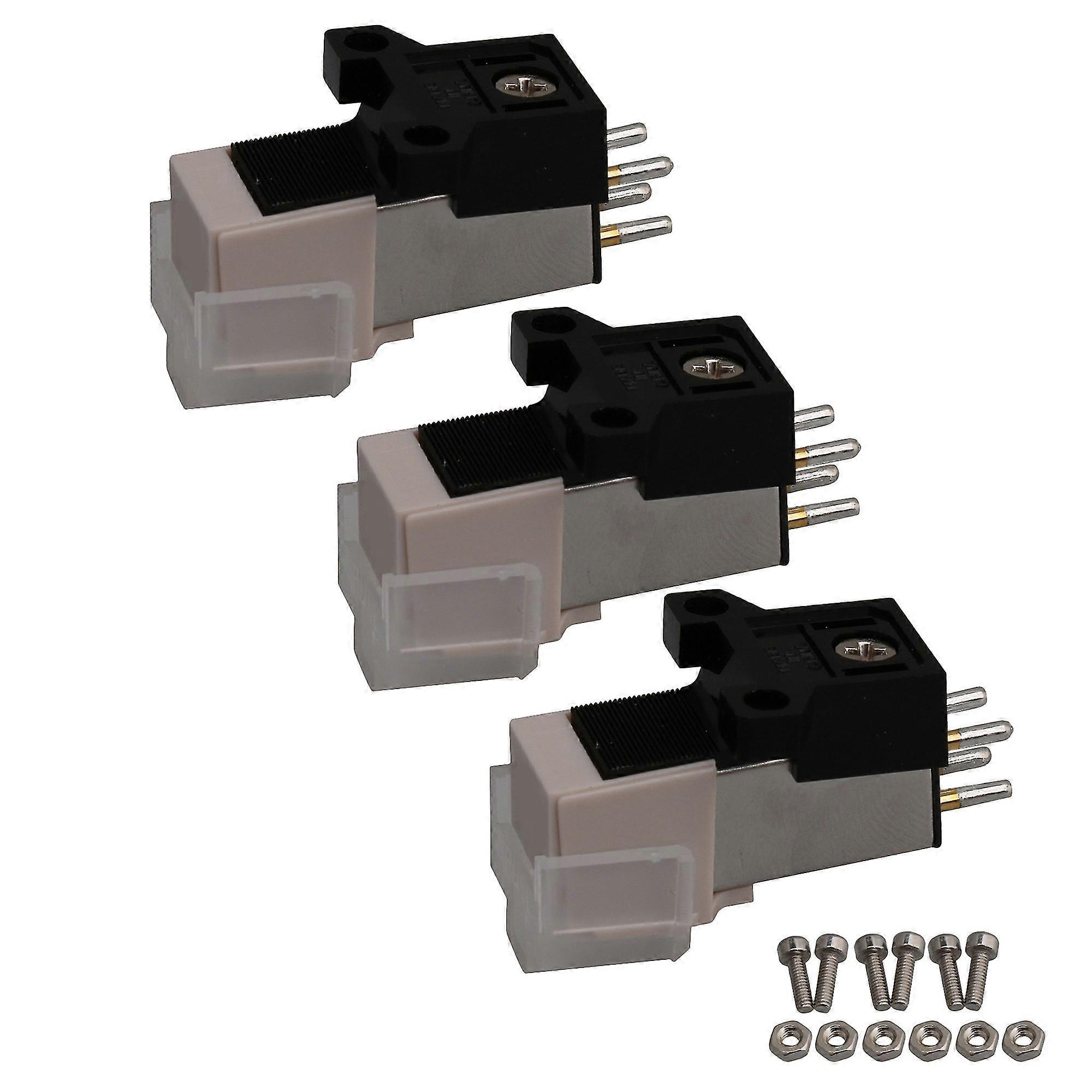 3 Pcs Record Player Turntable Replacement Parts Record Phono Cartridge