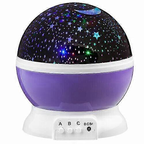 night light projector star moon kids mood lamp rotating