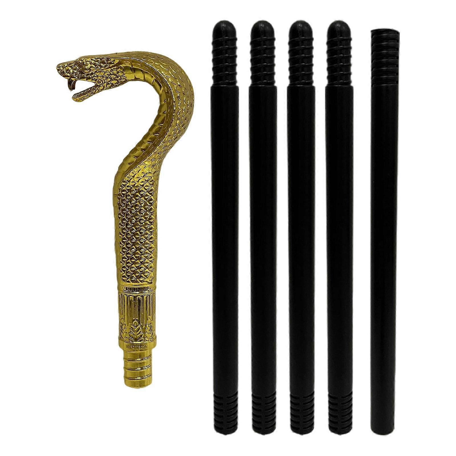 Halloween Snake Cane Snake Head Handle Scepter for Halloween Party Dress up Style A