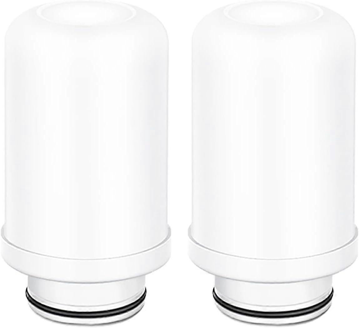 Water Filter Replacement Cartridges, Ceramic Filter Replacement, Faucet Filtration System, Activated Carbon Filter (2 Ceramic Filter Cartridges)