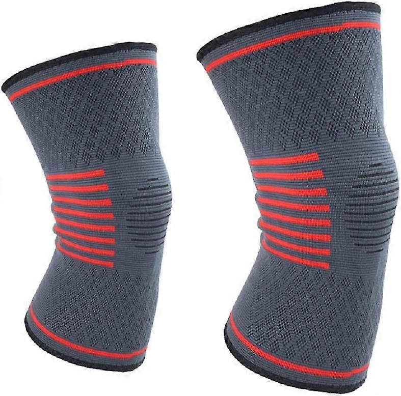 Compression Knee Pads Knee Pads for Arthritis Knee Joint Pain Maintain Shape While Running Gym Workout Sports Pack of 2 -S
