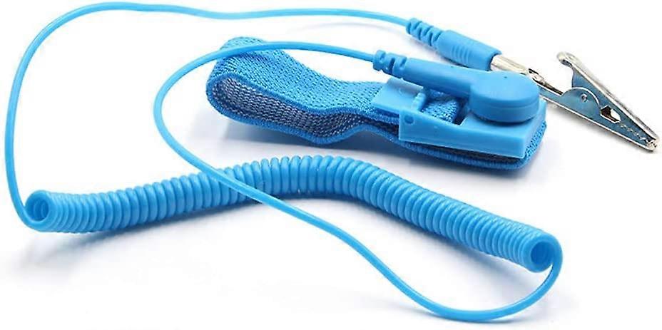 Reusable Anti-Static Wristbands with Grounding Cable and Alligator Clip