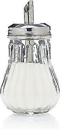 موزع السكر الزجاجي ، وعاء السكر على الطراز الرجعي مقهى بيسترو مطعم شوجر شاكر وعاء (موزع زجاجي) - جيد