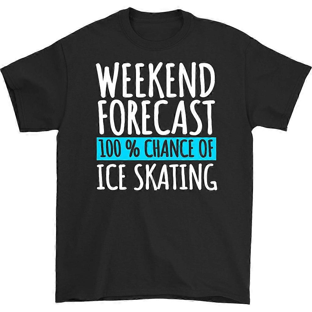 Wochenendvorhersage 100% Chance Auf Eislaufen T-Shirt