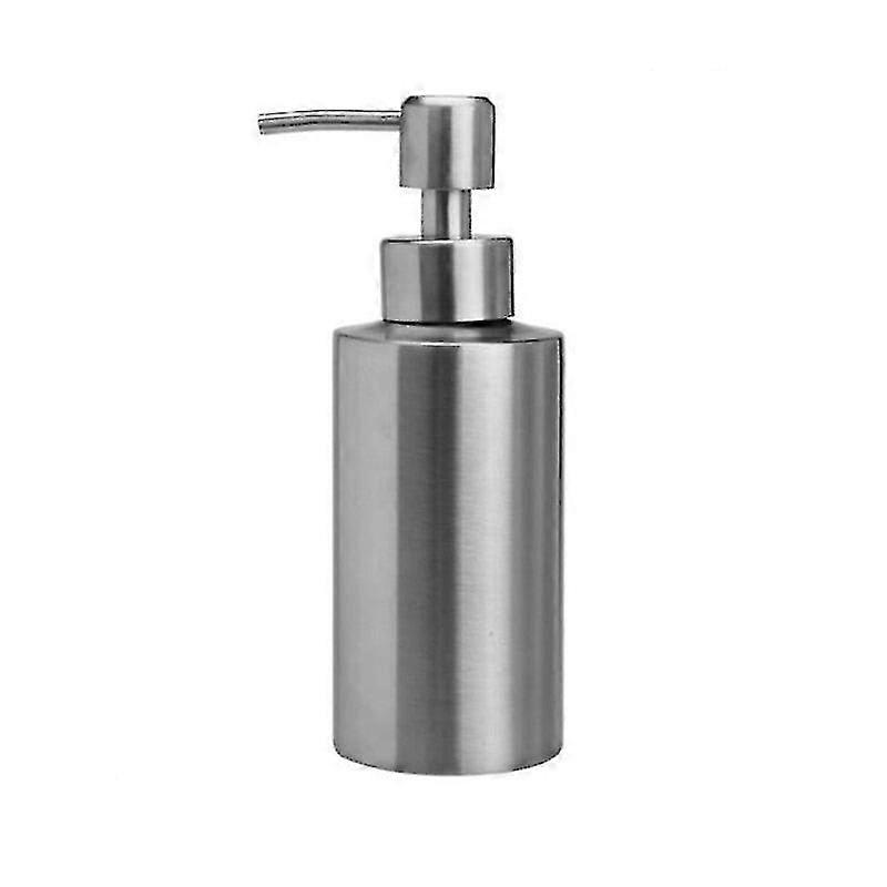 stainless steel- soap dispenser, detergent lotion, round shampoo foam, pump