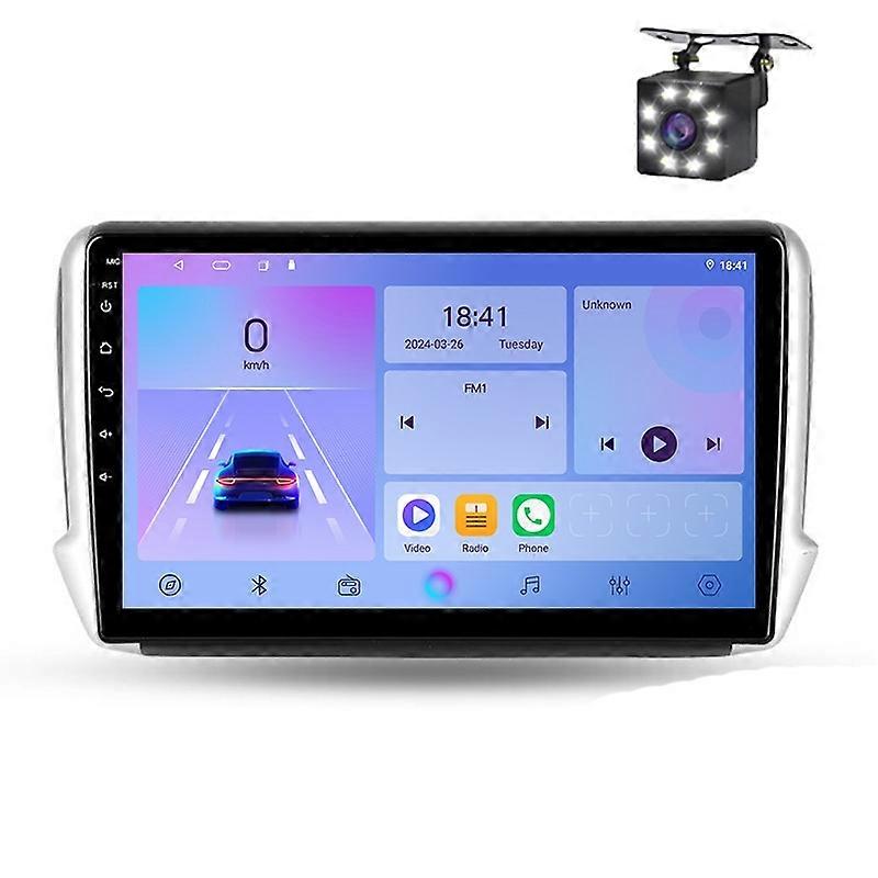 Car Radio For Peugeot 2008 1 2013 - 2020 Multimedia Player Carplay Navigation Auto