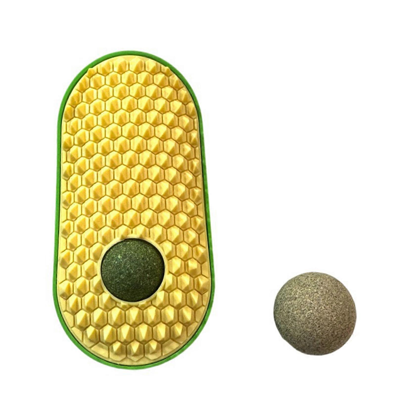 Punch-Free Catnip Cat Massage Brush Practical Pet Massage Scratching Pad Cat Supplies
