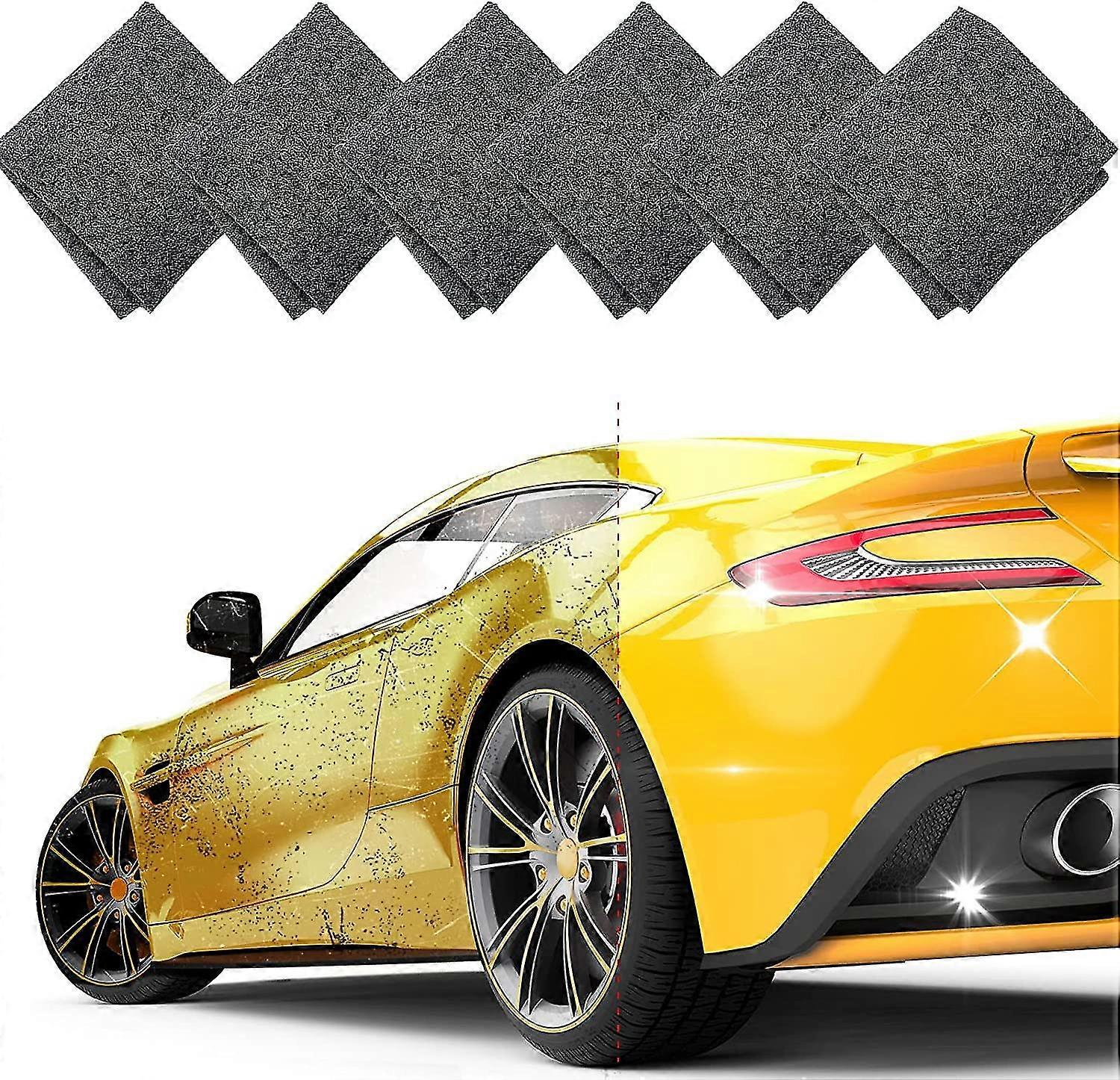 Nano Sparkle Cloth 6 Pcs, Magic Car Scratch Remover Cloth For Car Scratch Repairing, Surface Polishing