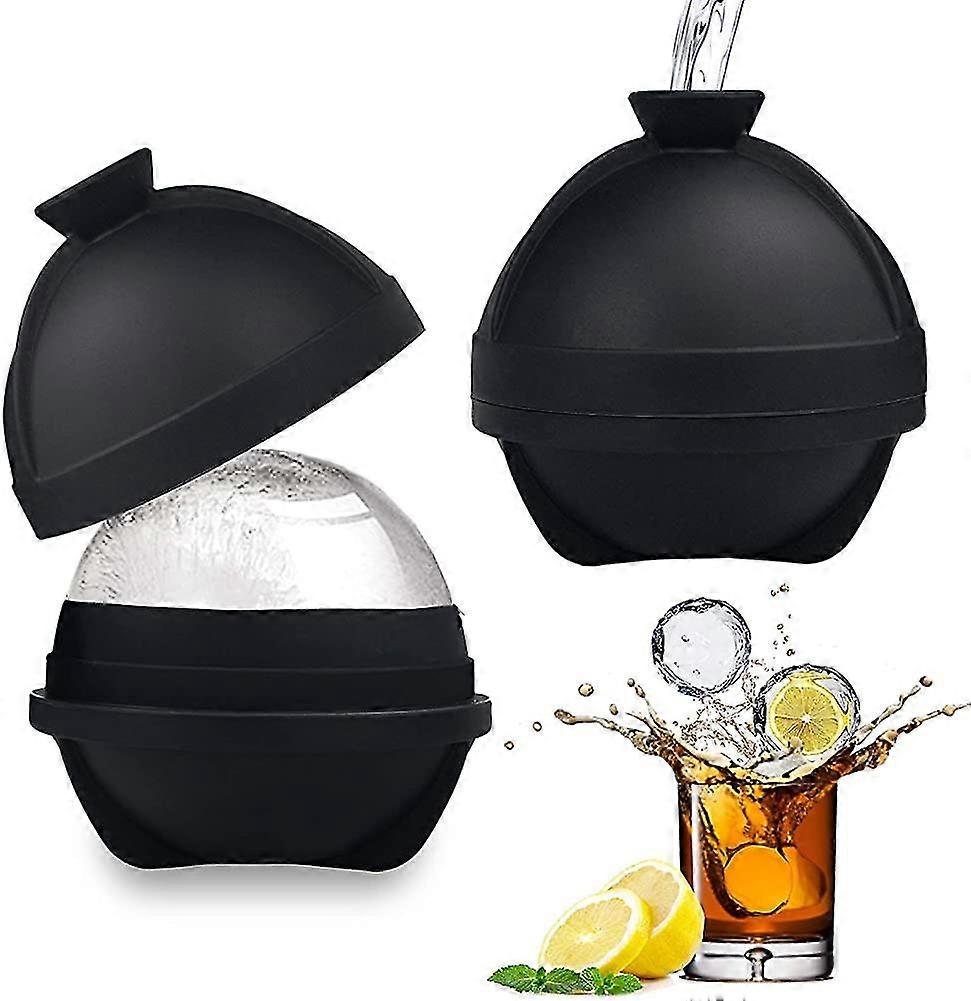 Spherical Ball Ice Cube Mold - Round Snowball Sphere Ice Cube Tray - Ideal For Xl Ball Ice