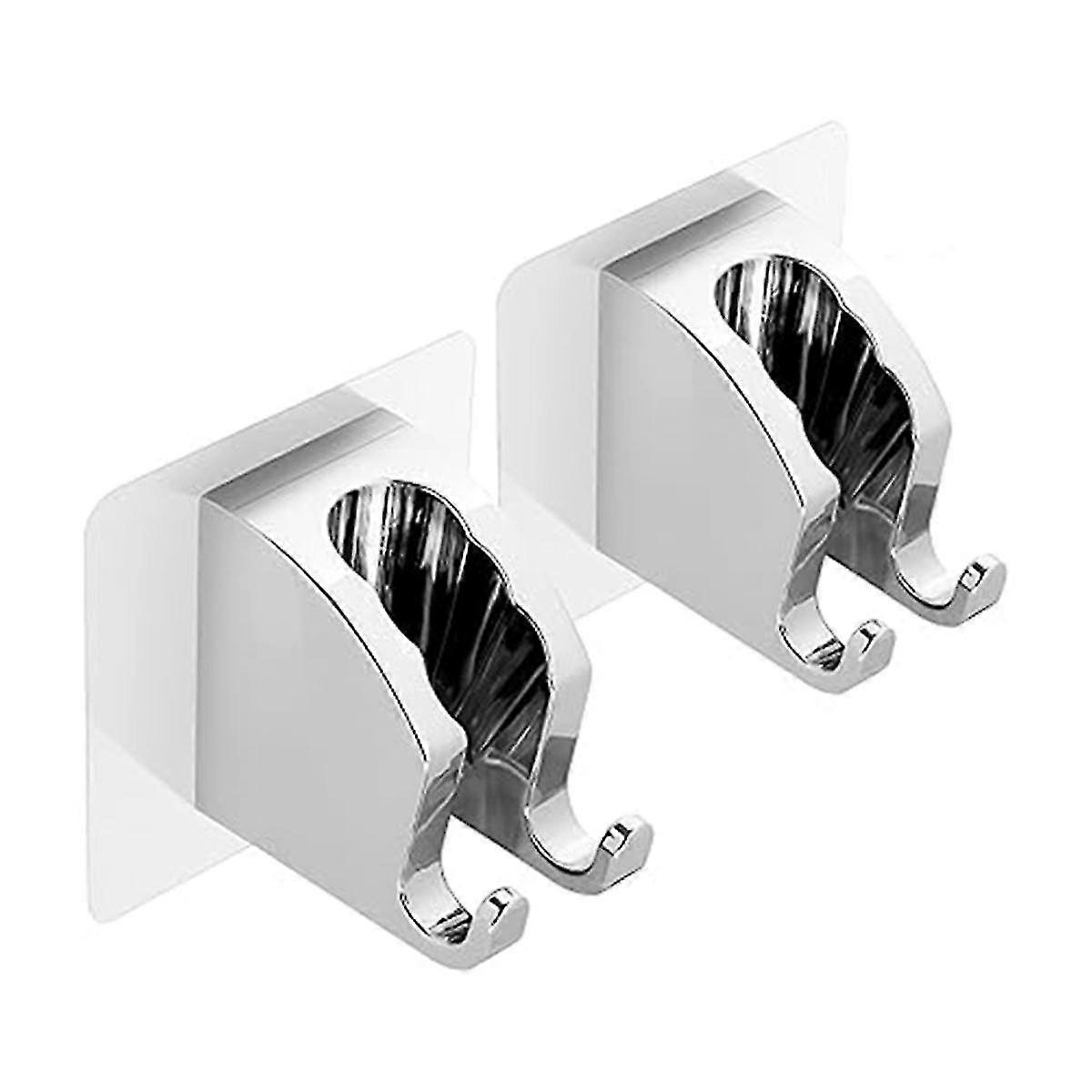 2 Handheld Shower Head Brackets, Shower Head Bracket, Shower Head Base Holder, Wall-Mounted Shower Head Bracket