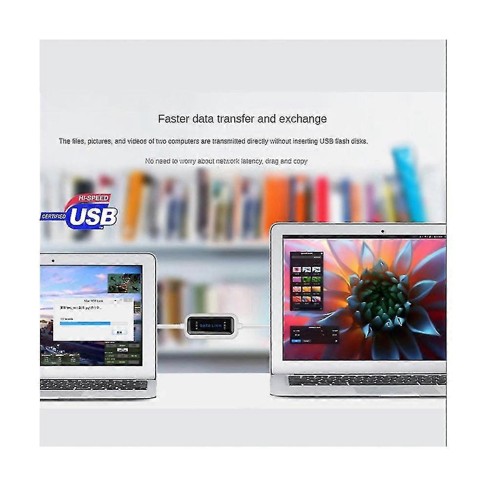 Usb 2.0 Pc To Pc Online Share Sync Link Net Direct Data File Transfer Bridge Led Cable Easy Copy Be