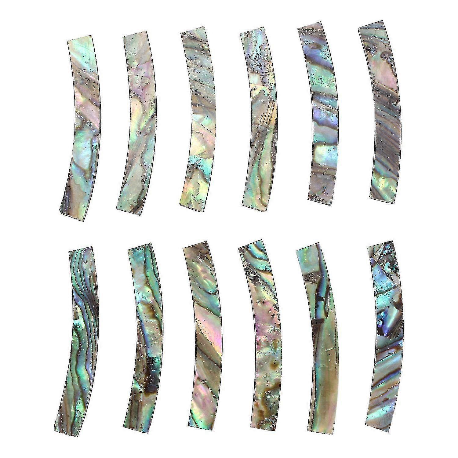 12pcs Guitar Soundhole Rosette Paua Abalone Shell