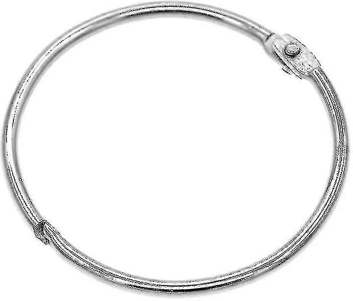 Metal Shower Curtain Ring,20 Pcs Silver Drape Ring Buckles,50mm