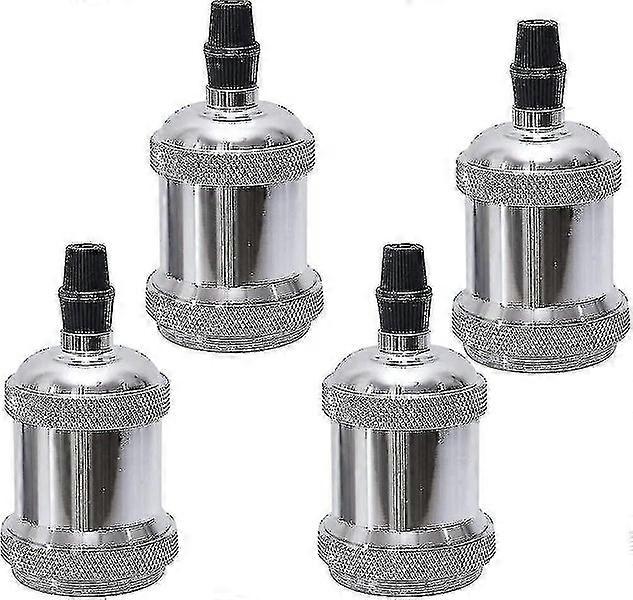 E28 Ceramic Lamp Socket Adapter Holder for E27 Bulbs - Retro Design, Safe, Easy Installation, 600W Max Load