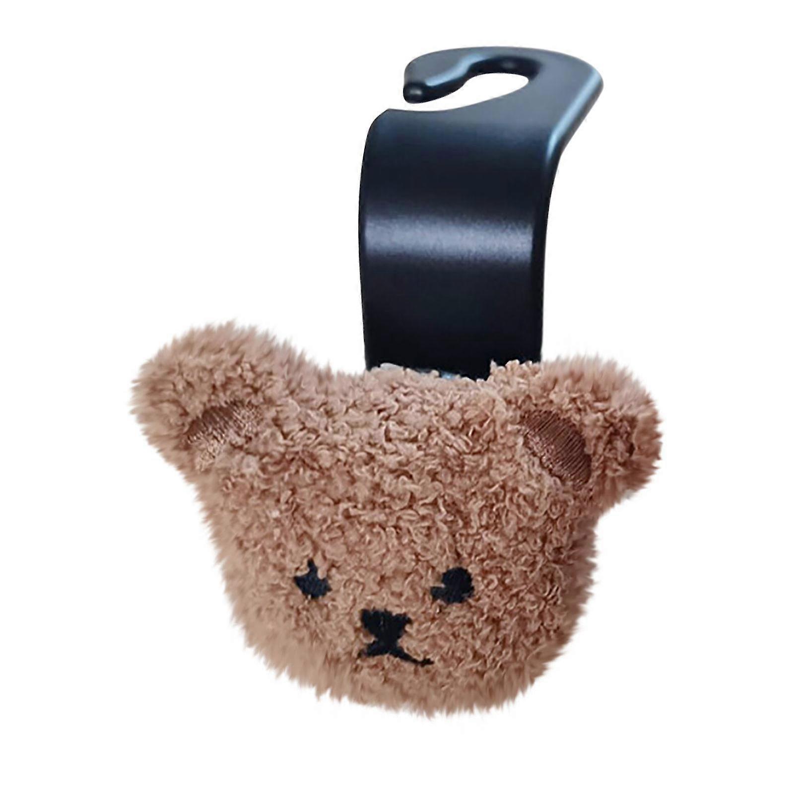 Cartoon Bear Hook Car Seat Back Multi-functional Storage Hook Car Plastic Pendant