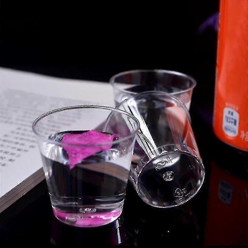 20pc Reusable Outdoor Picnic Plastic Tasting Cup Pp Material Production Crystal Clear 30ml Wine Glass