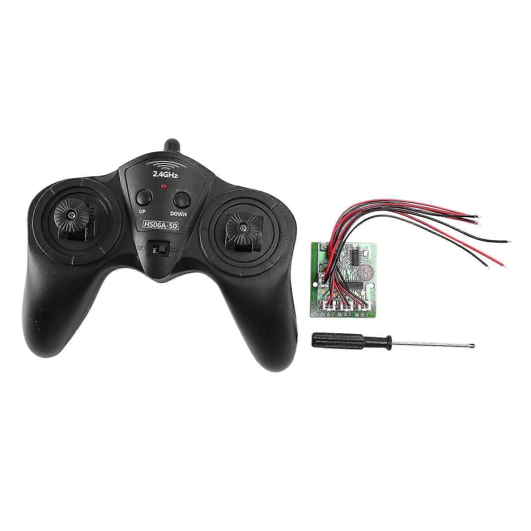 6ch 2.4g Remote Controller Power Transmitter Receiver Radio System For Diy Rc Boat Cars 50m Control