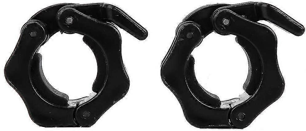 Tarente 1 Pair 28mm Plastic Barbell Dumbbell Lock Clamp Spring Collar Clip