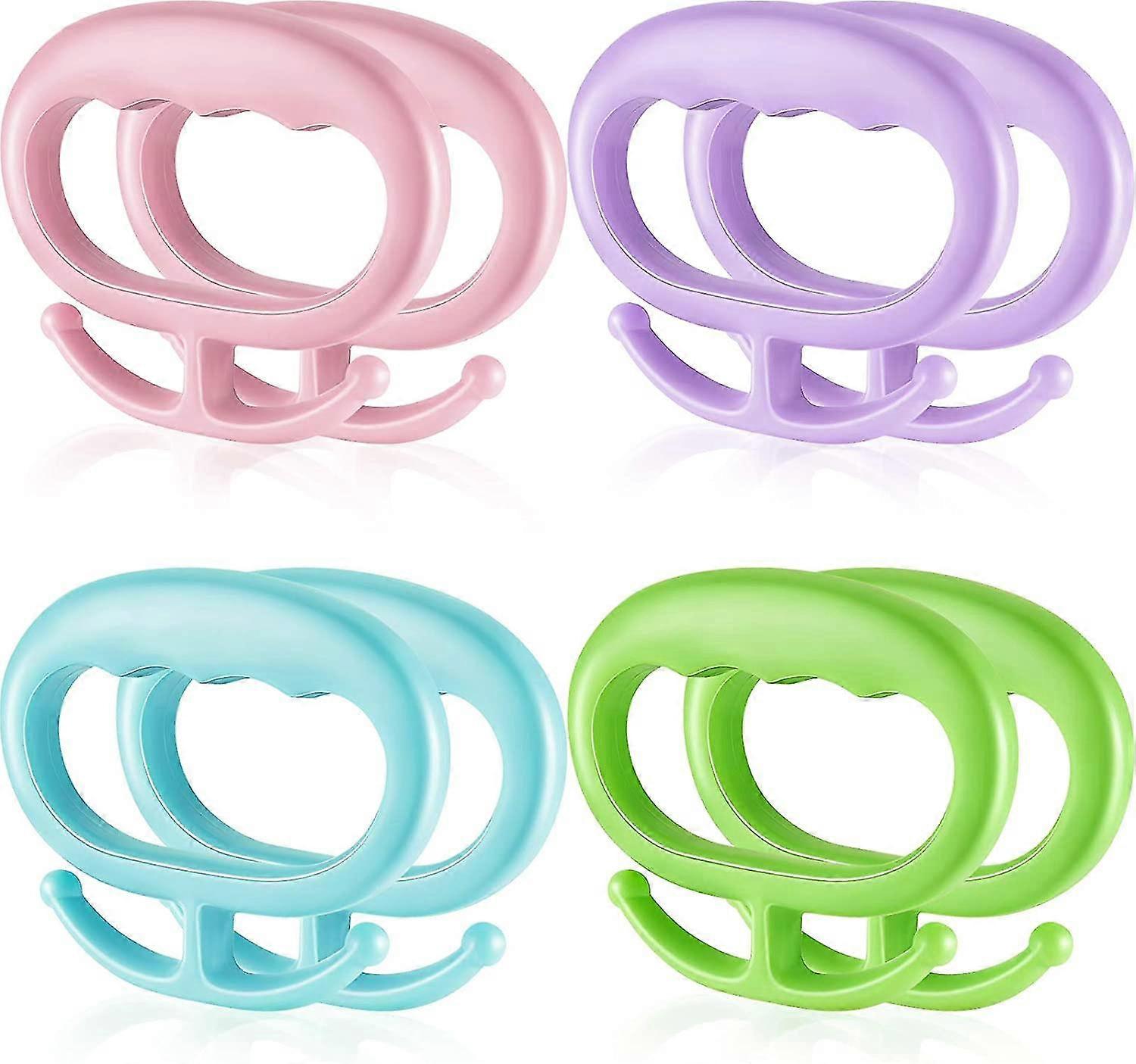 8 Pieces Handle Grocery Bag Holder Shopping Bag Handle Carrier Shopping Carrier With Grip Handle Plastic Bag Handle Holder With Hooks Each Handle Hold