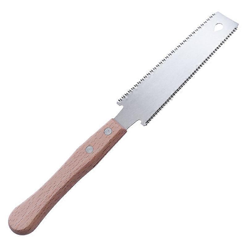 Small Hand Saw for Woodworking, 6 Inch Flexible Blade Double Edged Manuals, Hobby, DIY, Carpentry Tools Sharp and Light