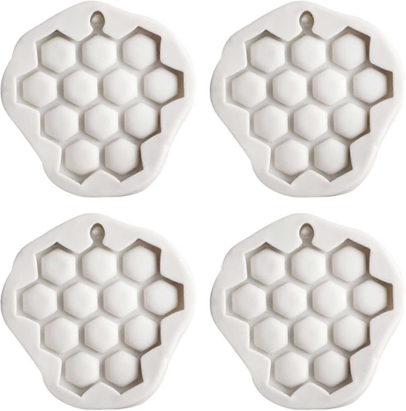 New 4 Honeycomb Molds Silicone Chocolate Fudge