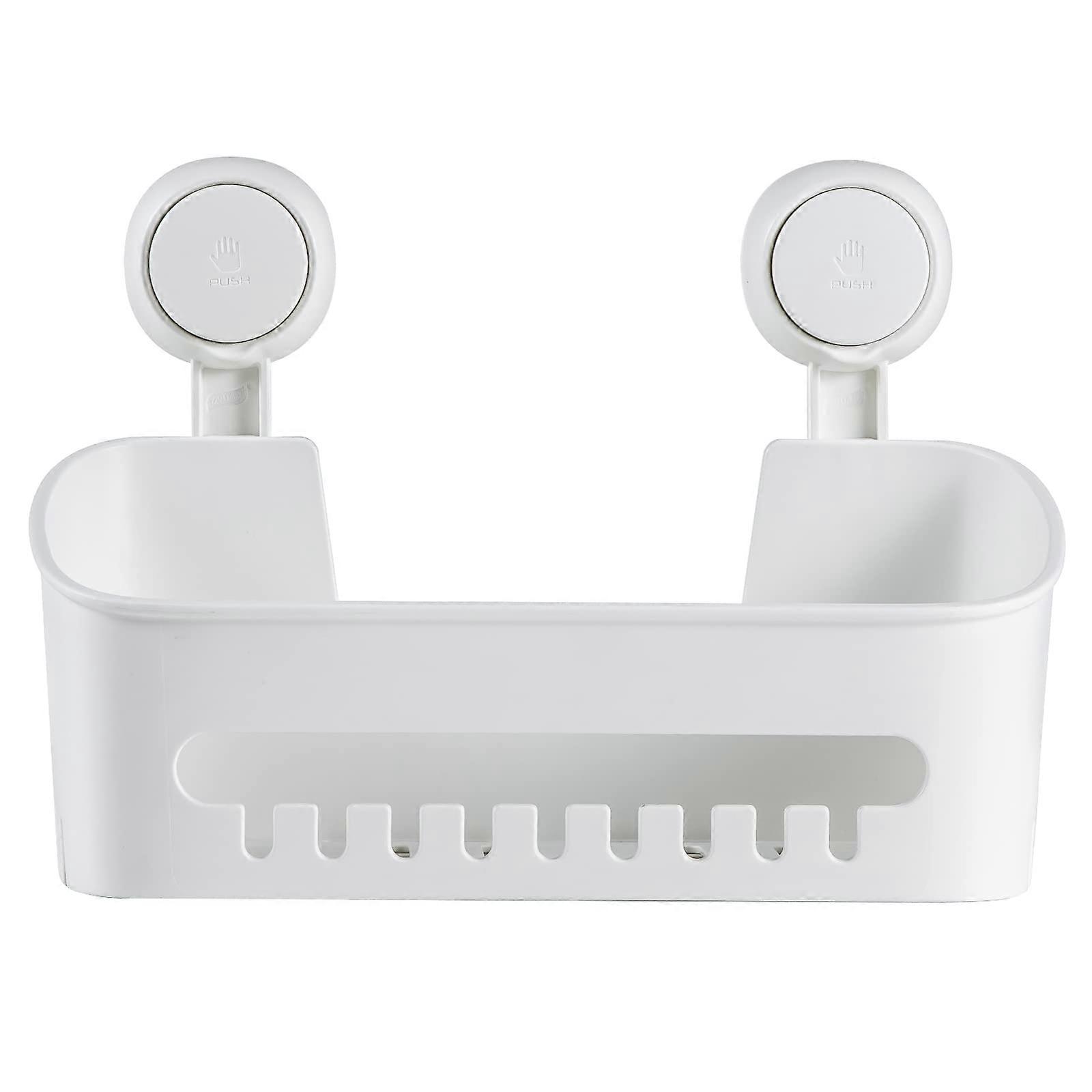 Shower Caddy Suction, with Removable Suction Cup Wall Shelf
