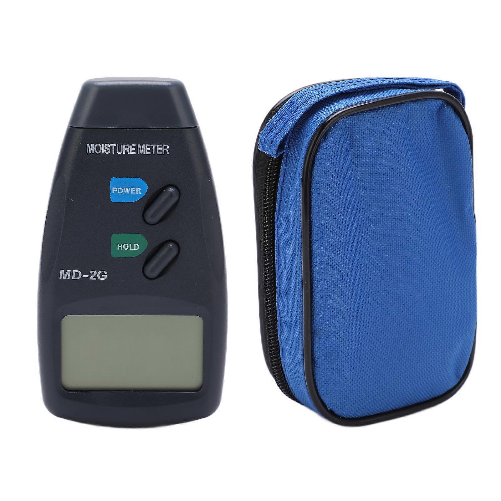 MD?2G Wood Moisture Meter LCD Digital Contact Wood Humidity Tester High Accuracy Moisture Detector