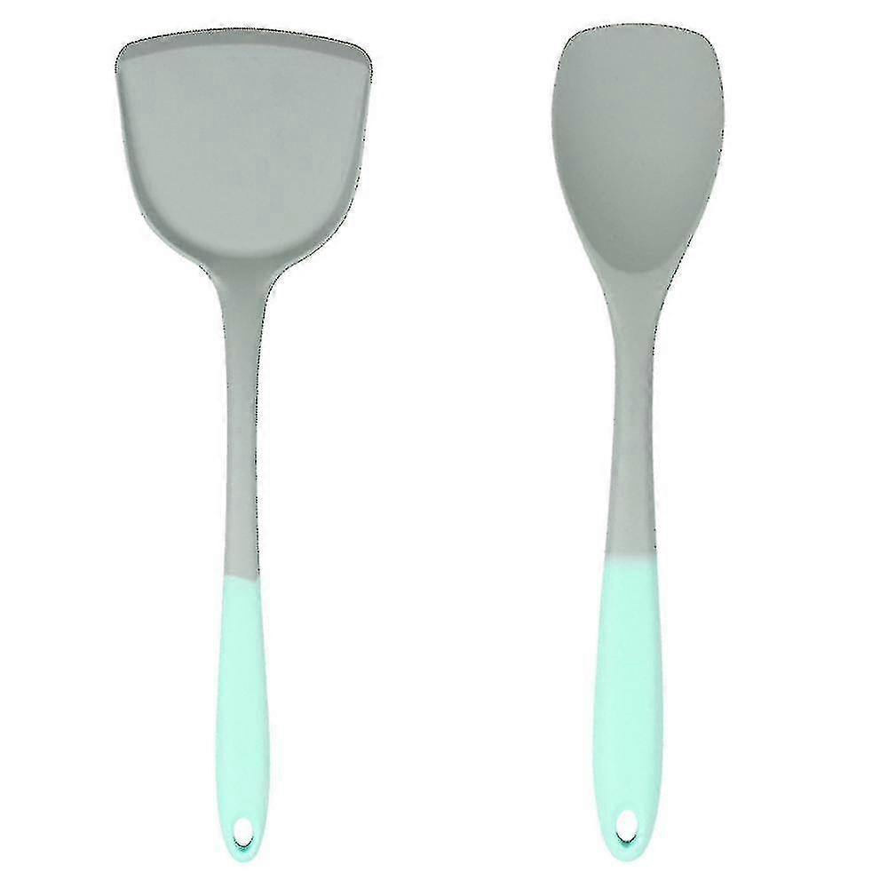 Two-color Silicone Non-stick Cookware Set Of 2 Kitchen Spatula