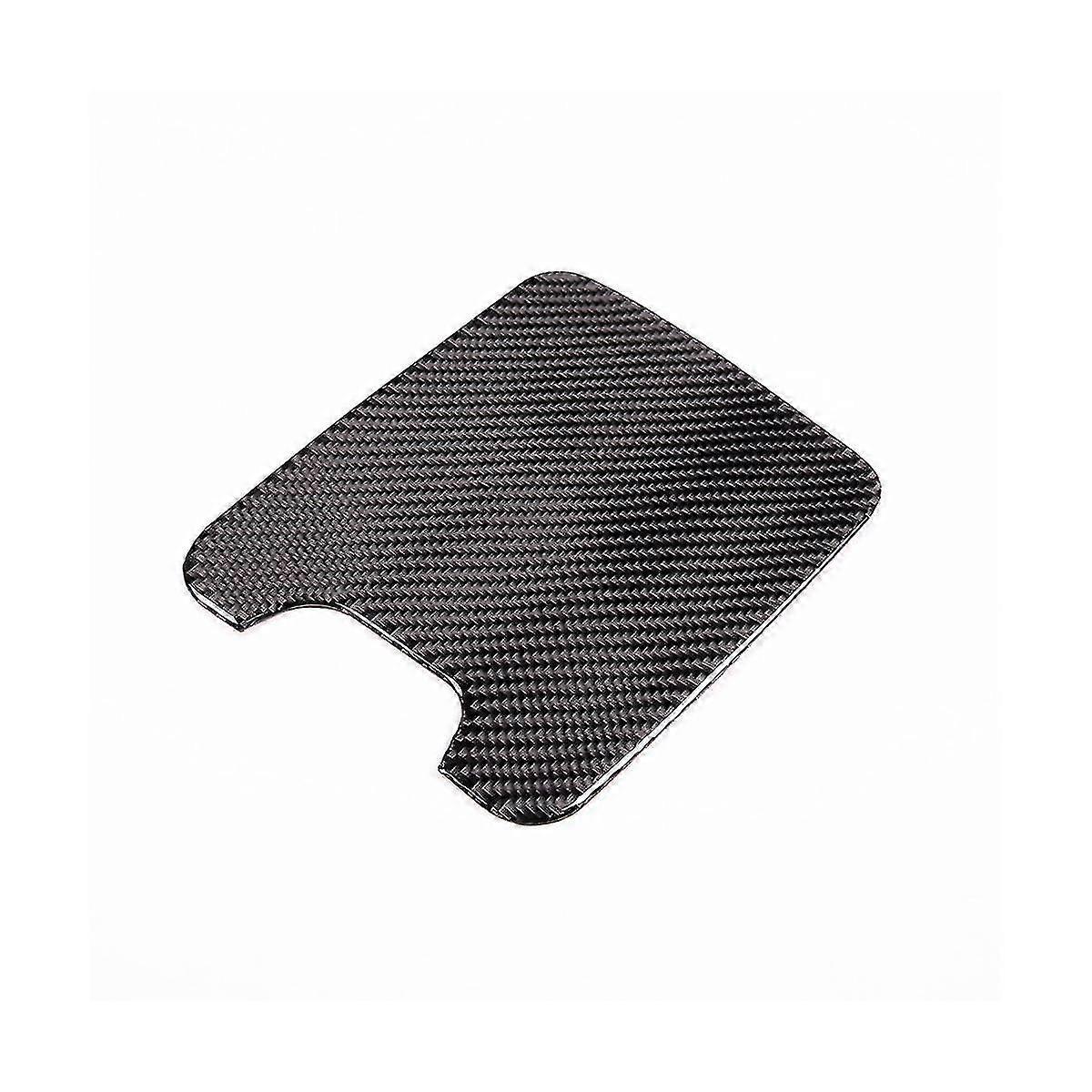 For - C-class W206 C200 C260 2022 Carbon Fiber Central Control Storage Box Panel Trim Sticker Acces
