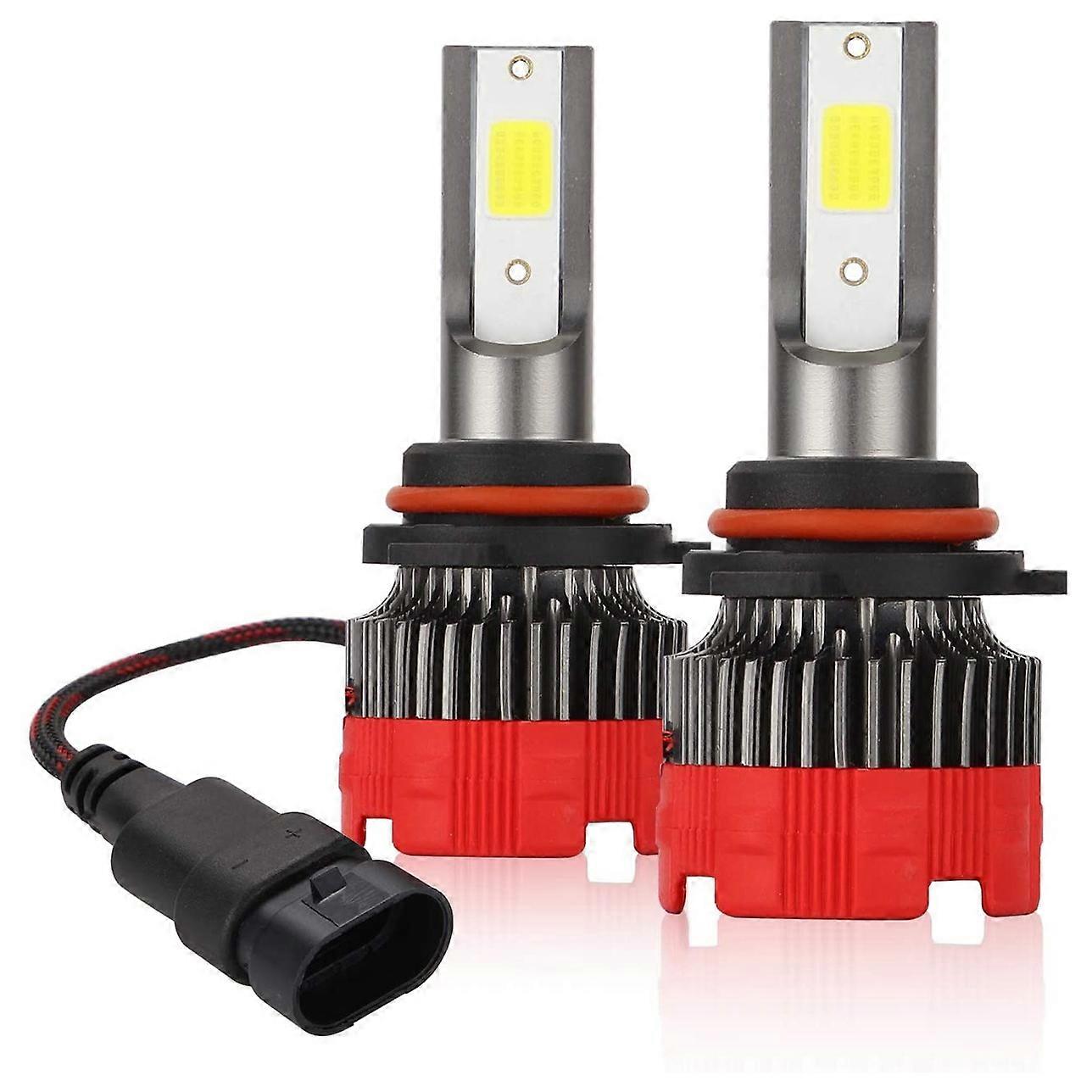 9006 LED-Scheinwerferlampen 6000K HB4 HI/Abblendlicht 55W 8000 Nebelscheinwerfer Helles wasserdichtes DOB-Kit 2 360 R