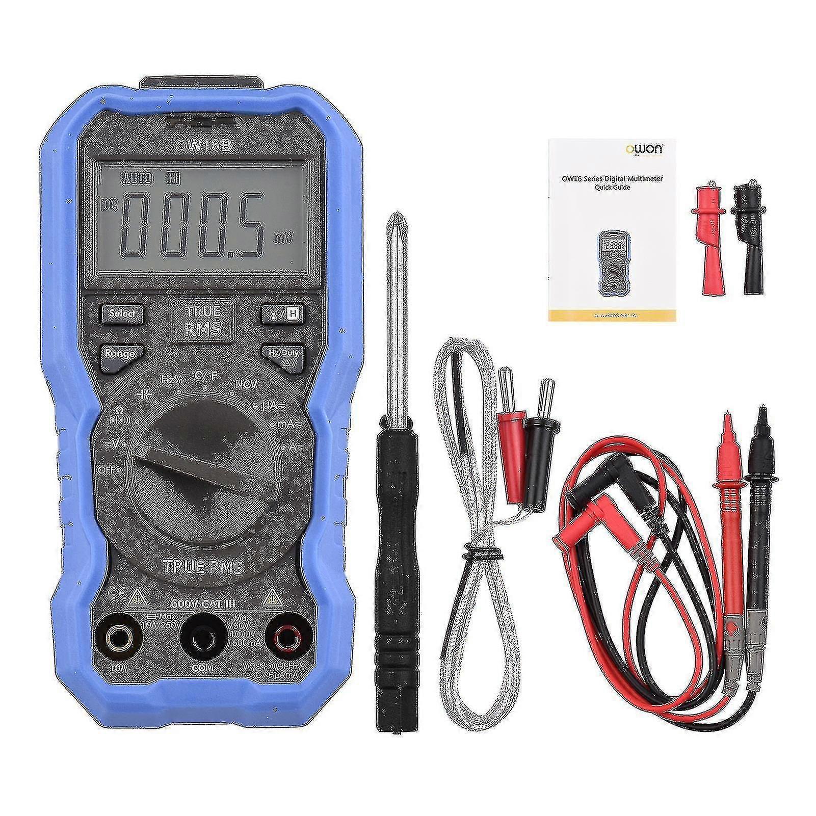 Digital Bt Multimeter Owon Ow16b With Offline Record 5999 Counts True Rms Auto-ranging Tester With Backlight Voltage Meter