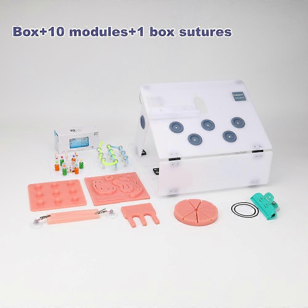 HaKeLai Laparoscopic Endotrainer Simulator Cutie de antrenament Laparoscopie Endo Trainer Predare Echipament de practică