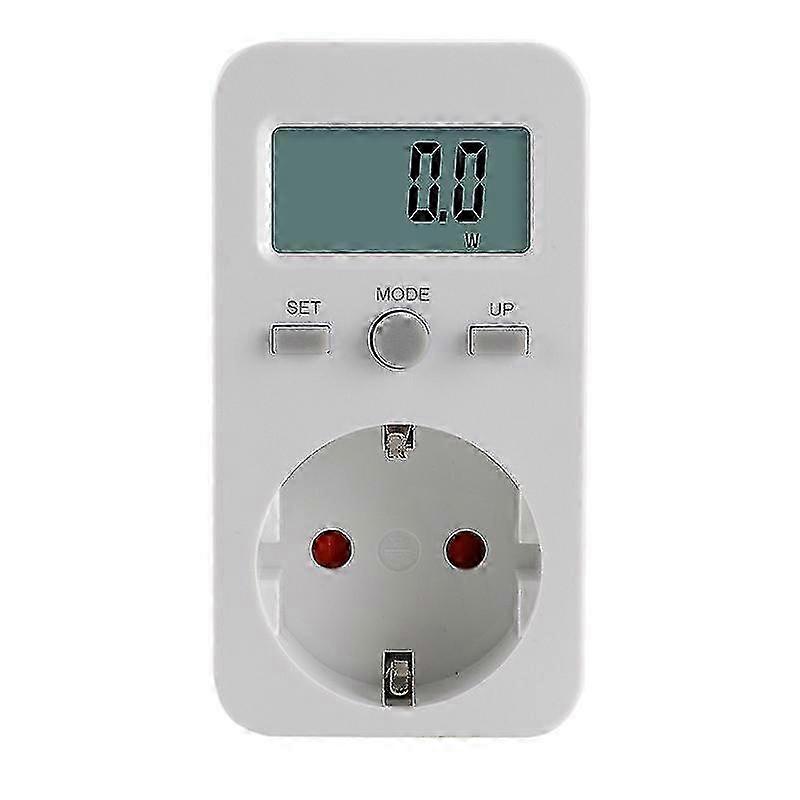 Europæisk standardstik, strømmonitor, 1 stk.