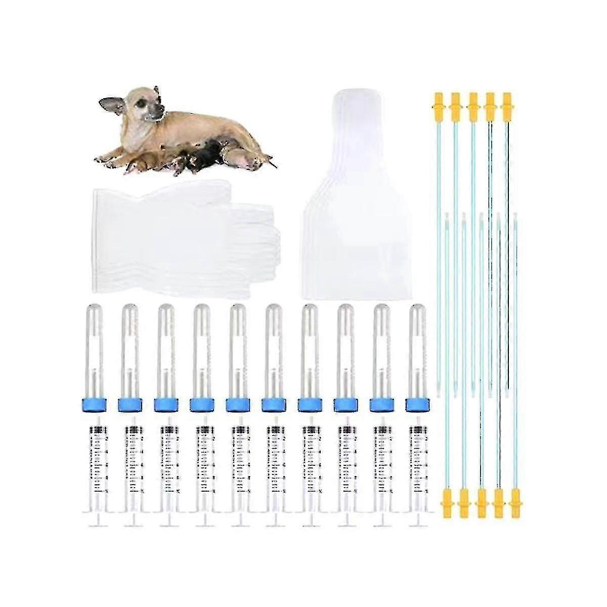 10 Set Breeding Kit Artificial Insemination Dog Breeding Kit Insemination Breeder Kit compatible wit