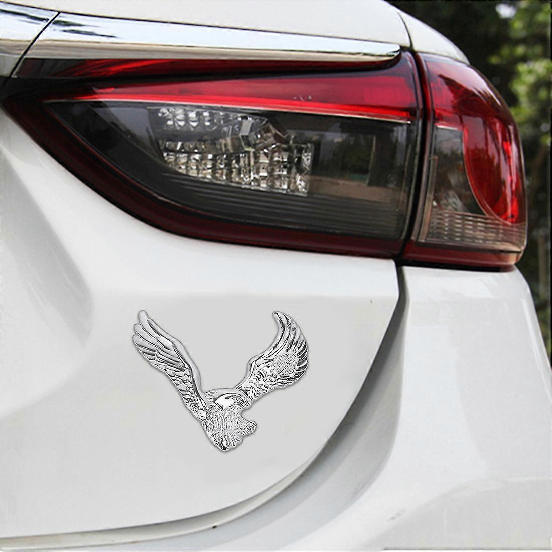 Hawk Pattern Car Metal Body Decorative Sticker